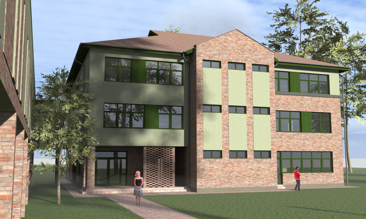 Iskolai épület Bővítése Mellé